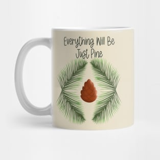 Pine Woods on Burnt Umber Mug